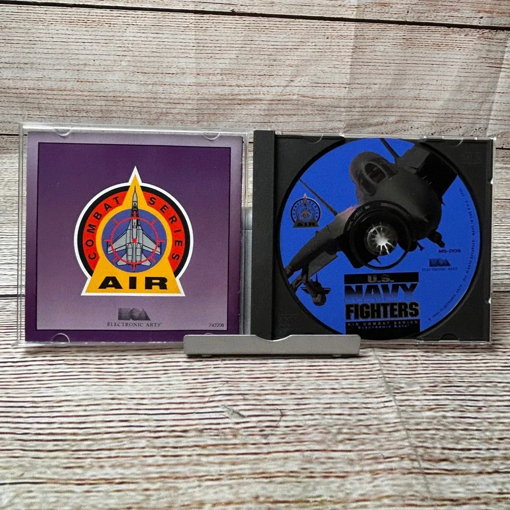 US Navy Fighters Air Combat Series Electronic Arts MS-DOS PC Game 1994 Vintage